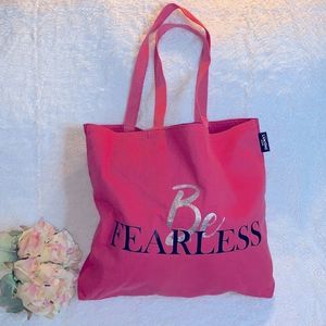 Like new without tags Pink Salmon Lancome Paris tote be fearless